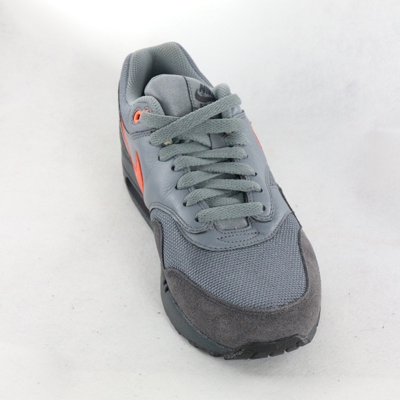 NIKE Air Max 1 FB Cool Grey-Atomic Orange Sz 8 US - Picture 6 of 8